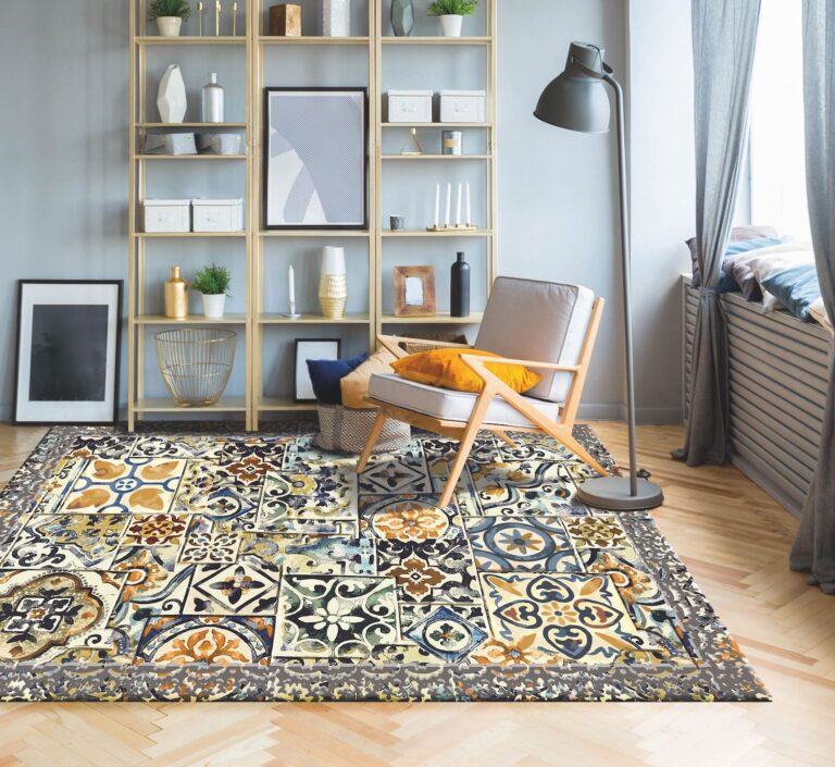 Carpet - "DERUTA TILES" - 74x140cm
