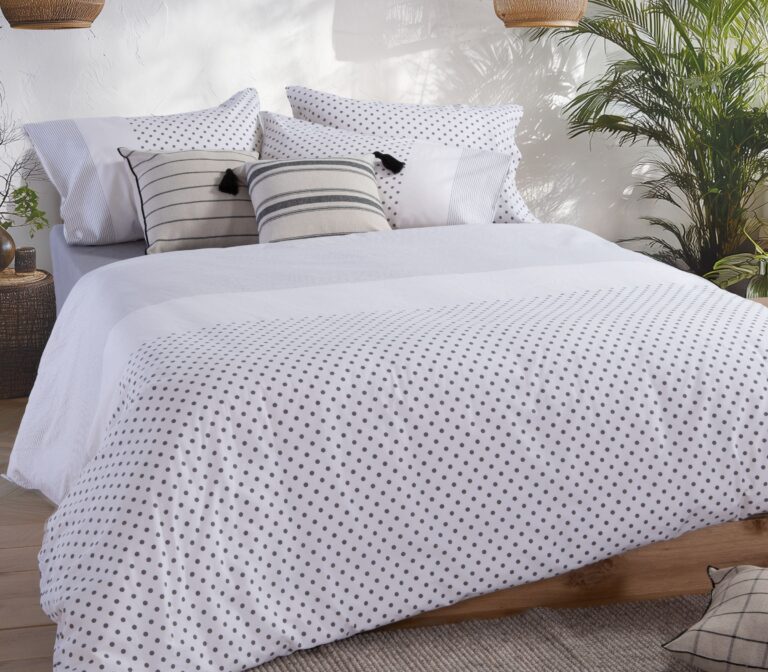 King size cotton fitted bedsheet set Donter 26 from Smart Line Collection, designed for soft comfort and everyday durability.