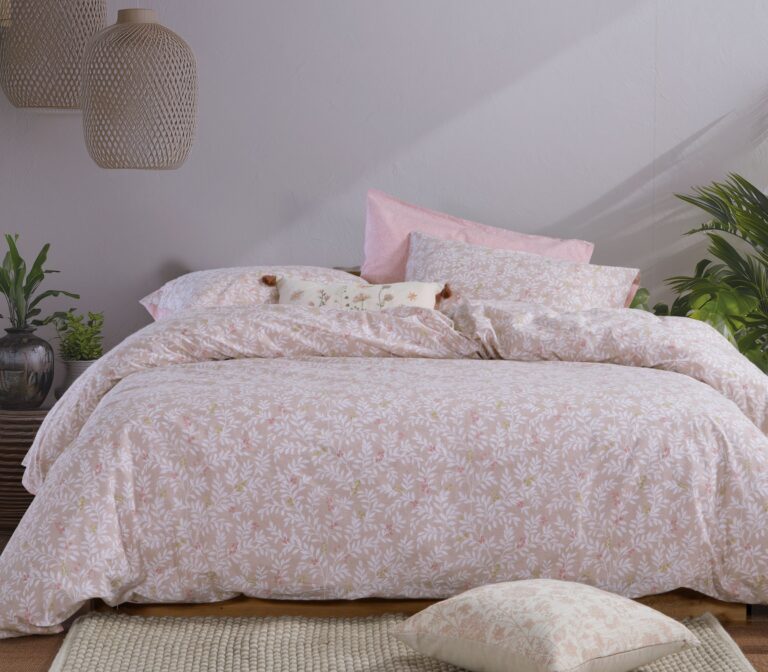 CYLIA Bedsheet Set Beige - Single/King/Super King Size