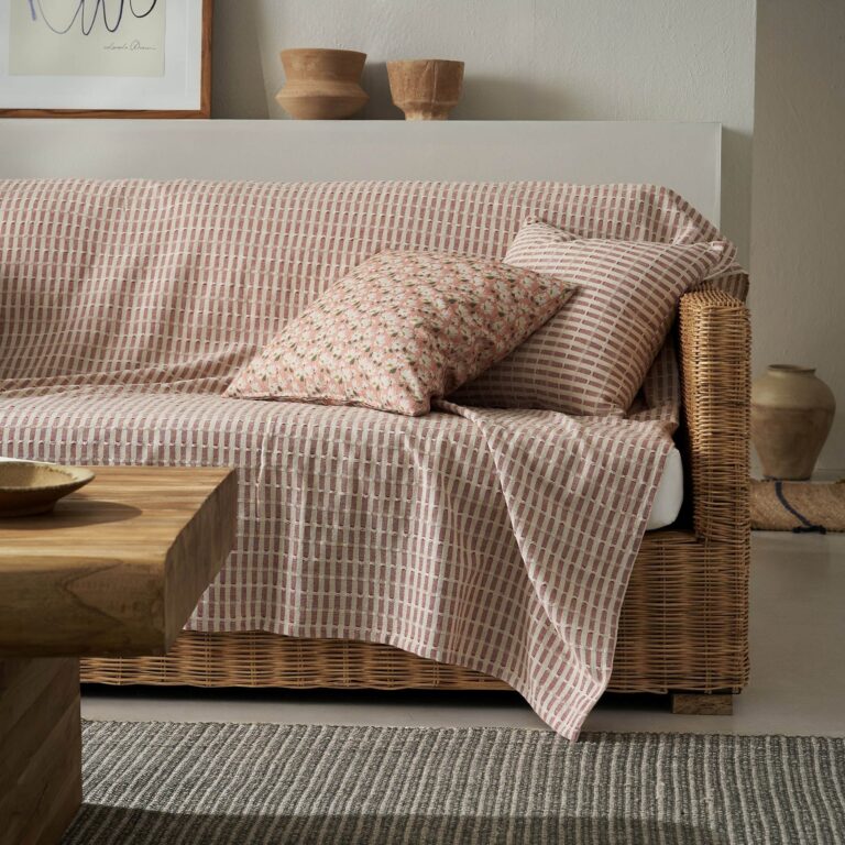 ELYSIA Sofa Throw - Dusty Rust