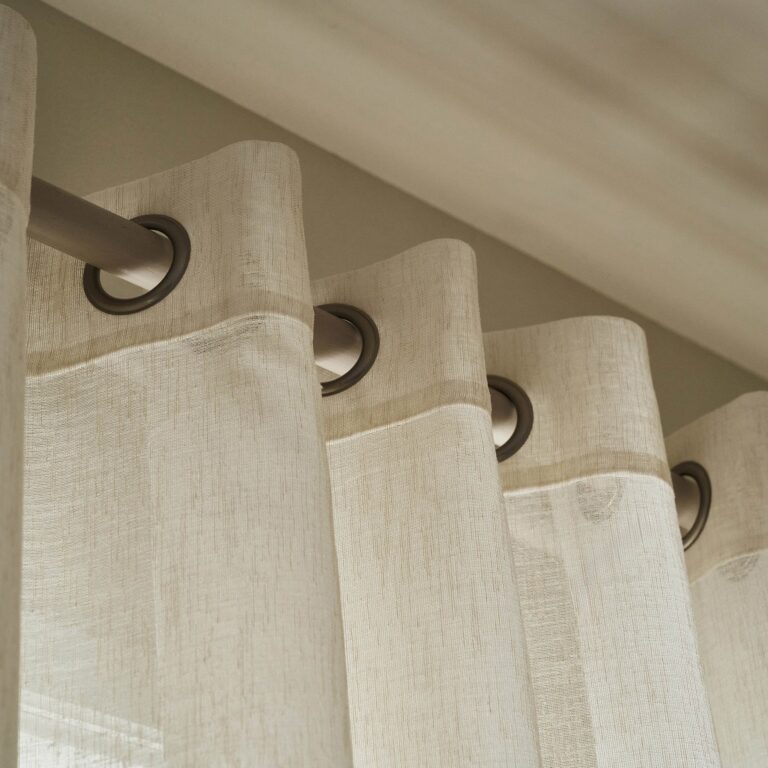 Sheer Curtain Beige - 140 x 280cm