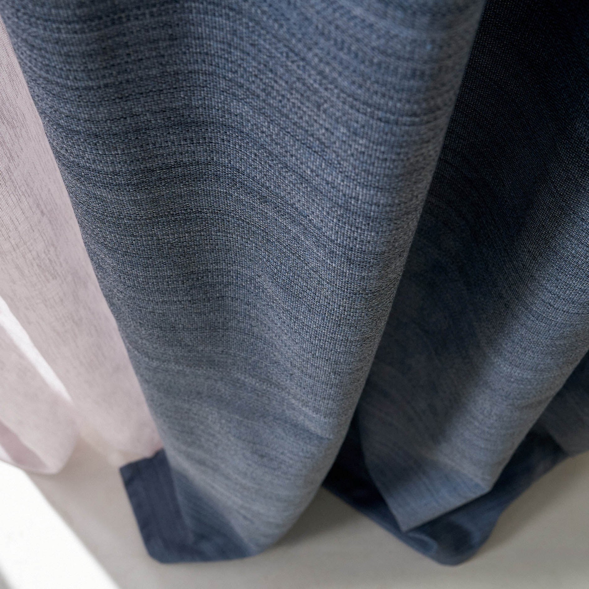 TEYANA Ready-Made Curtain Jean Blue - 130x270cm - Image 5