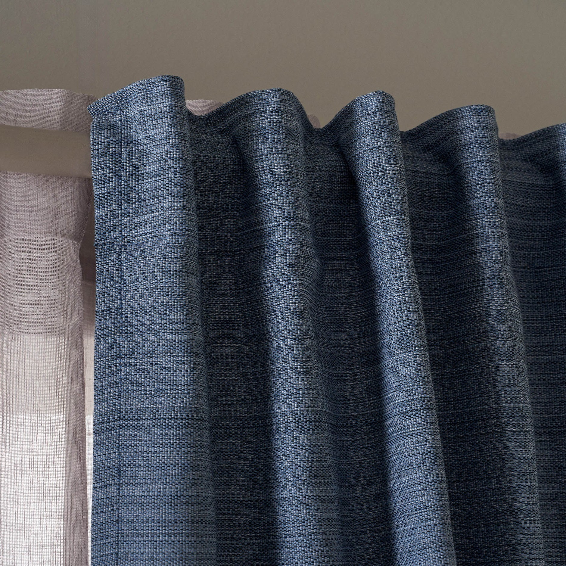 TEYANA Ready-Made Curtain Jean Blue - 130x270cm - Image 2